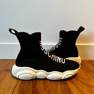 Moschino Teddy High Sock Sneakers